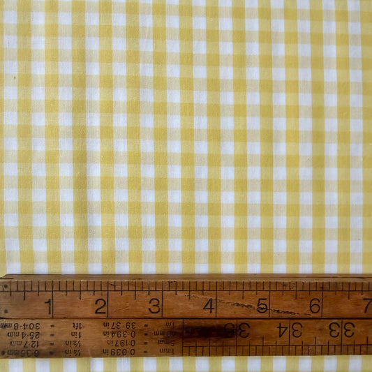 1/4” Gingham - Yellow