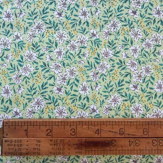 Pocket Posies - Blossoms in Green - Figo Fabrics