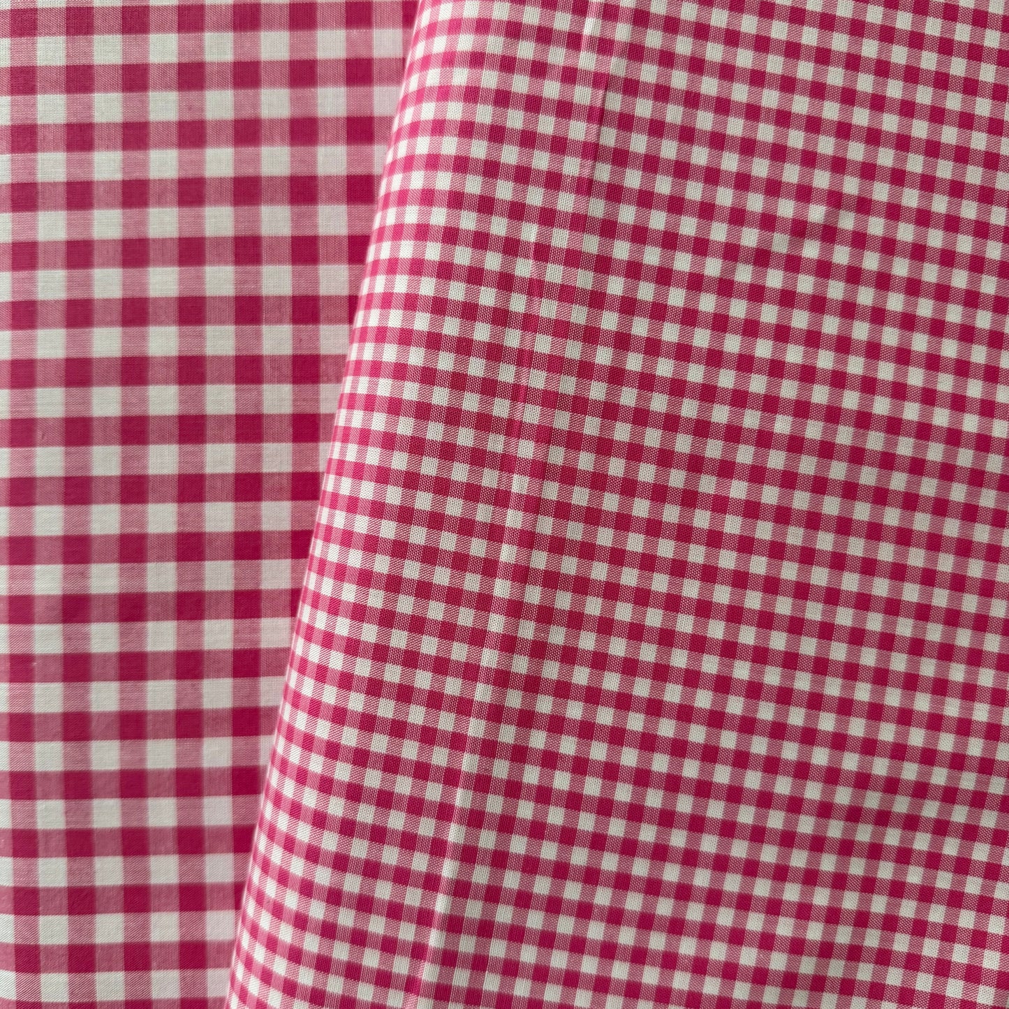 Hot Pink 1/4” Japanese Gingham