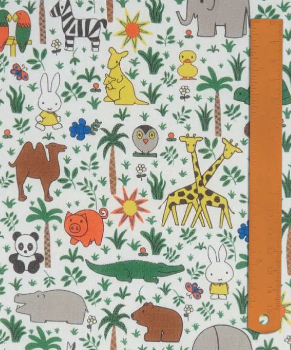 Liberty Tana Lawn Japan - Miffy - Zoology A