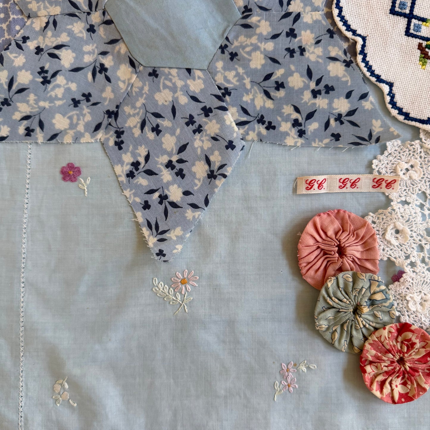 Vintage Bundle for Textile Collage (A)