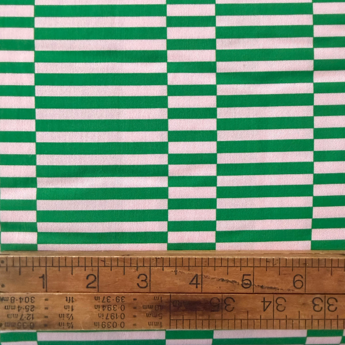 Broken Stripe in Grass Green - Annabels Blenders - Windham Fabrics