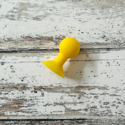 Suction Stamp Handle - Yellow