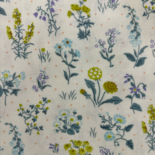 Autumn Meadow A - Liberty Quilting Cotton Woodland Walk Collection