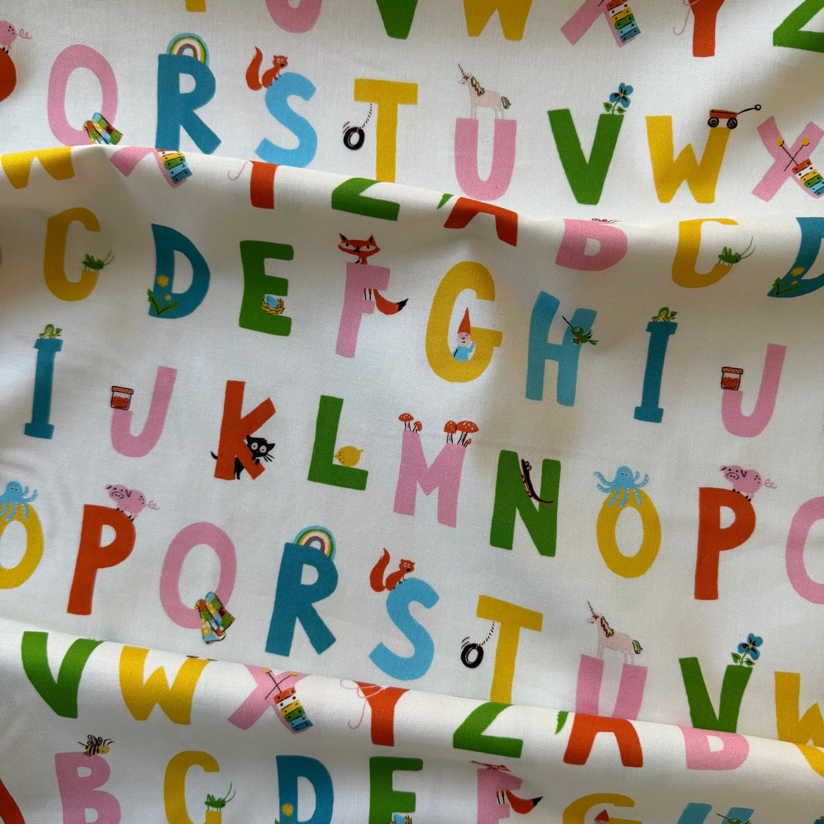Heather Ross Favorites Alphabet in Cream