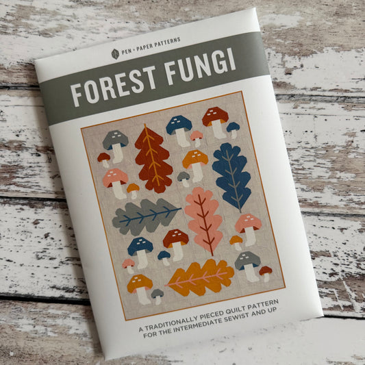 Forest Fungi by Pen and Paper Patterns