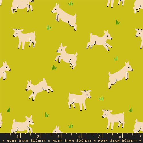 Animal Animal - Baby Goats in Pistachio - Ruby Star Society