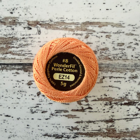 Wonderfil Perle 8 Thread - EZ14 Peach Puff