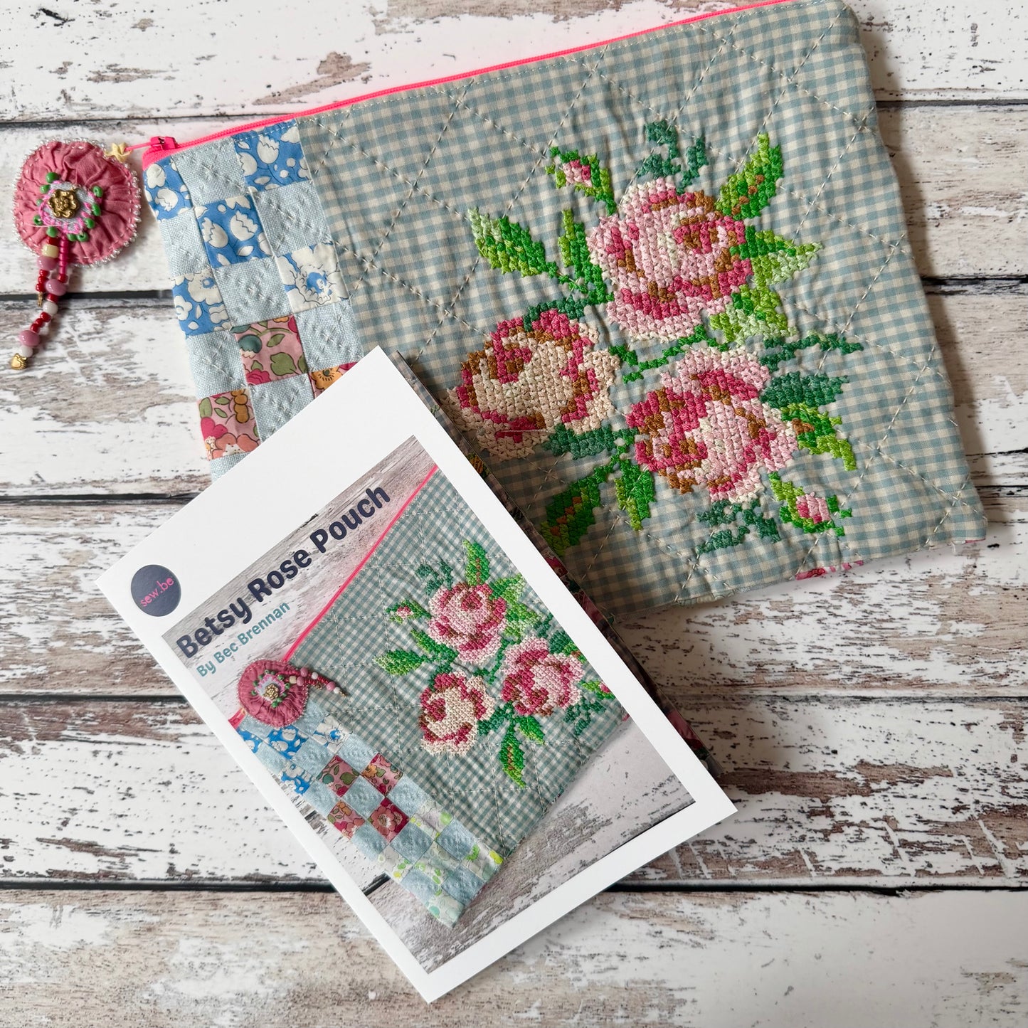 Betsy Rose Pouch Pattern (A5 Hard Copy Booklet)