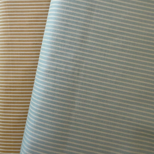 Cloudy Small Stripe - Yarn Dyed Japanese Cotton