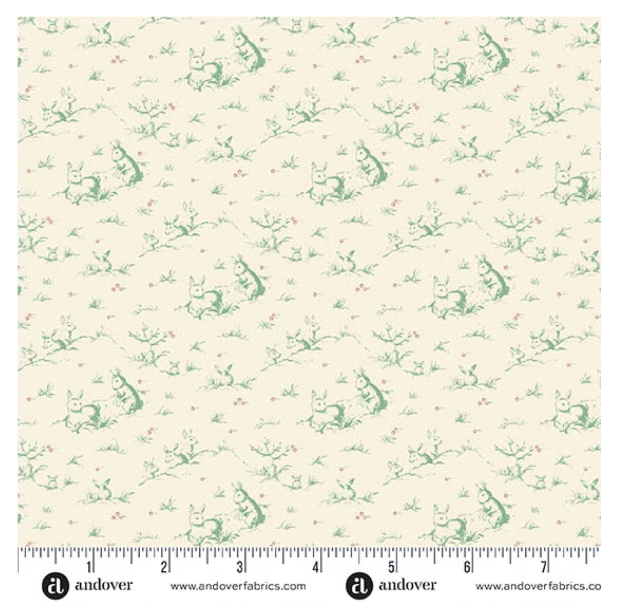 Hazelmont Farm Shirtings by Max and Louise - Irene in Pistachio - Andover Fabrics
