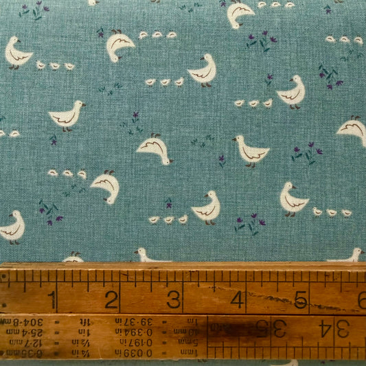 Handworks - Ducklings on Blue