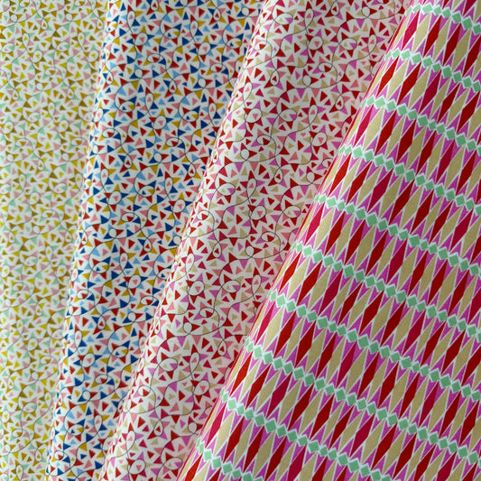 Summer Fair Fairground Stripe C - Liberty Lasenby Quilting Cotton