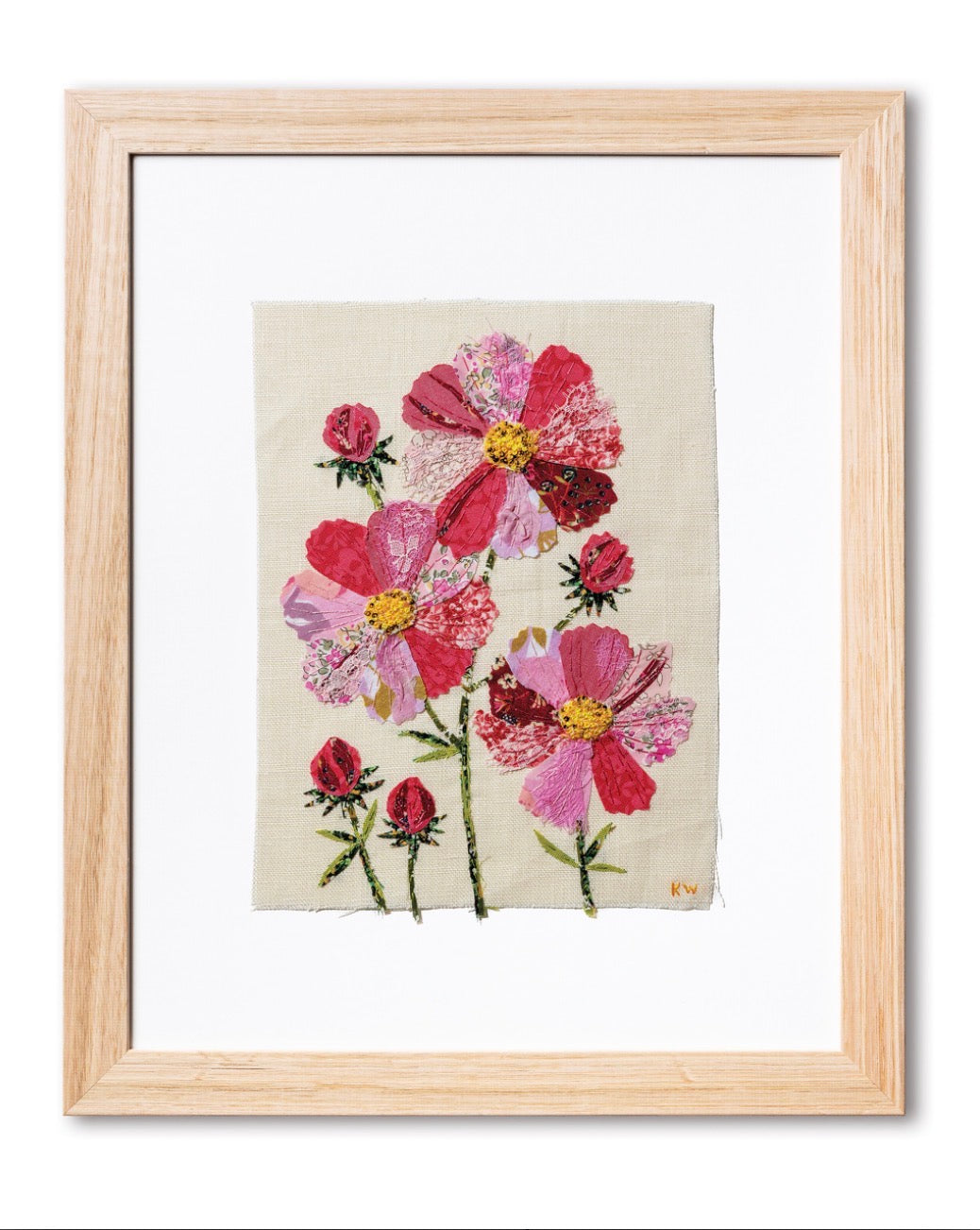 Wattle and Loop - Cosmos Slow Stitch Kit
