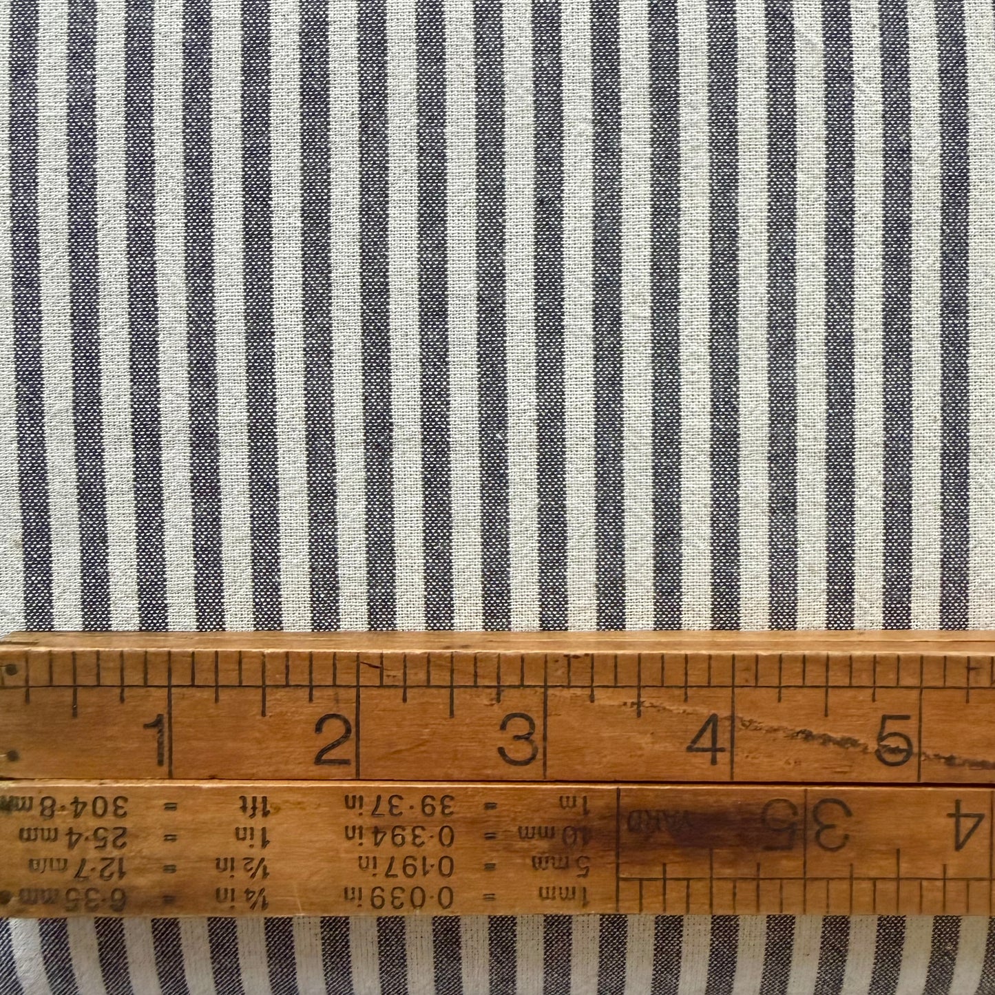 Black Stripe - Cotton Yarn Dyed Cloth