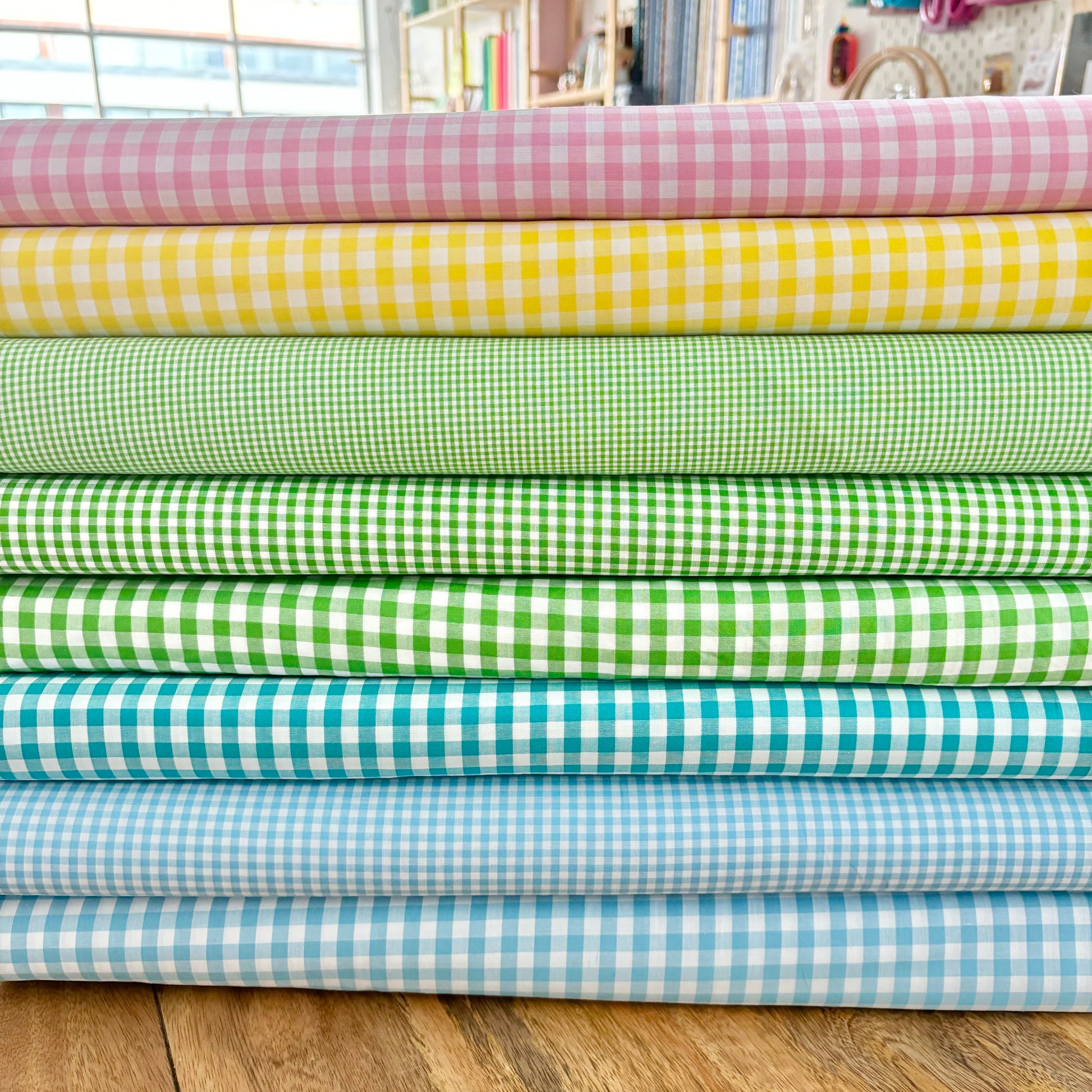 Yellow 1/4” Japanese Gingham – sew.be curated