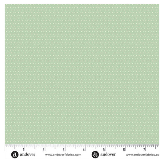 Hazelmont Farm Shirtings by Max and Louise - Eliza in Pistachio - Andover Fabrics