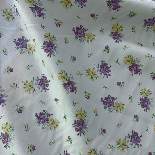 YUWA - Aqua with Mauve Floral