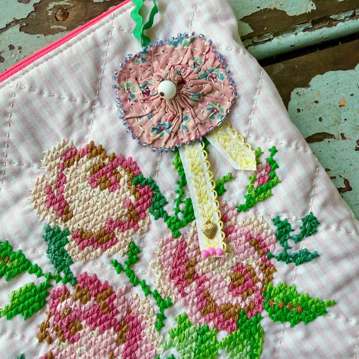 Betsy Rose Pouch Fabric Kit - Betsy K