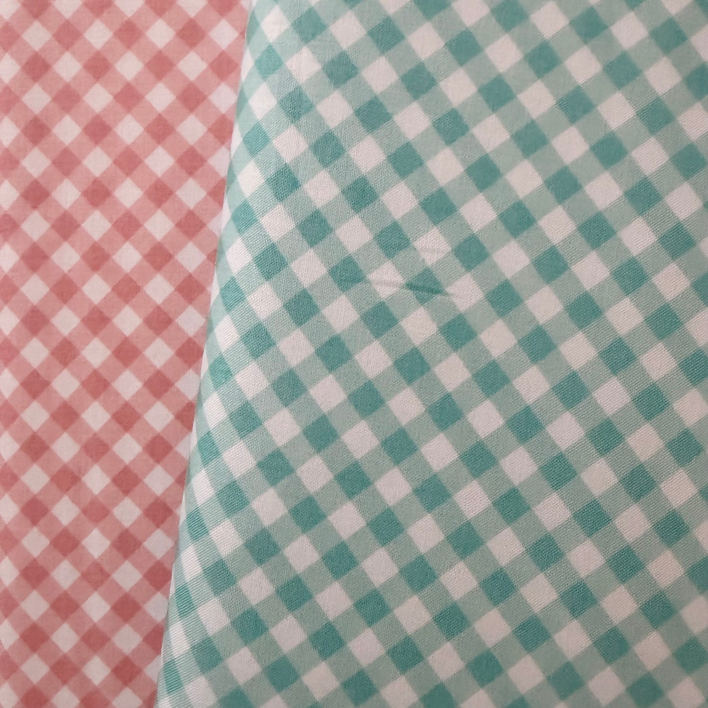 Whimsical Woodland Diagonal Gingham in Pink - Riley Blake