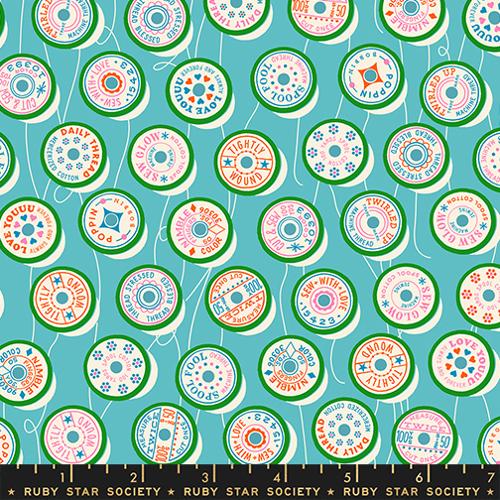 Ruby Star Society - Spools in Turquoise - Trinketry
