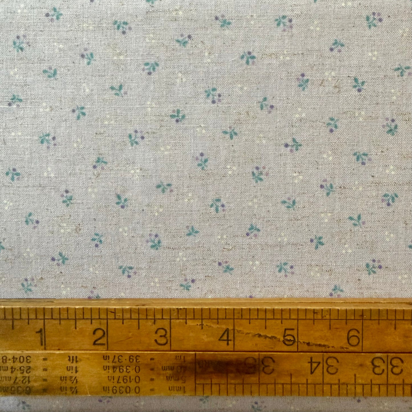 Tiny Floral Lilac - Japanese Cotton / Linen Printed Sheeting
