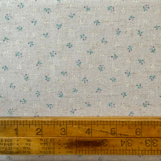 Tiny Floral Lilac - Japanese Cotton / Linen Printed Sheeting