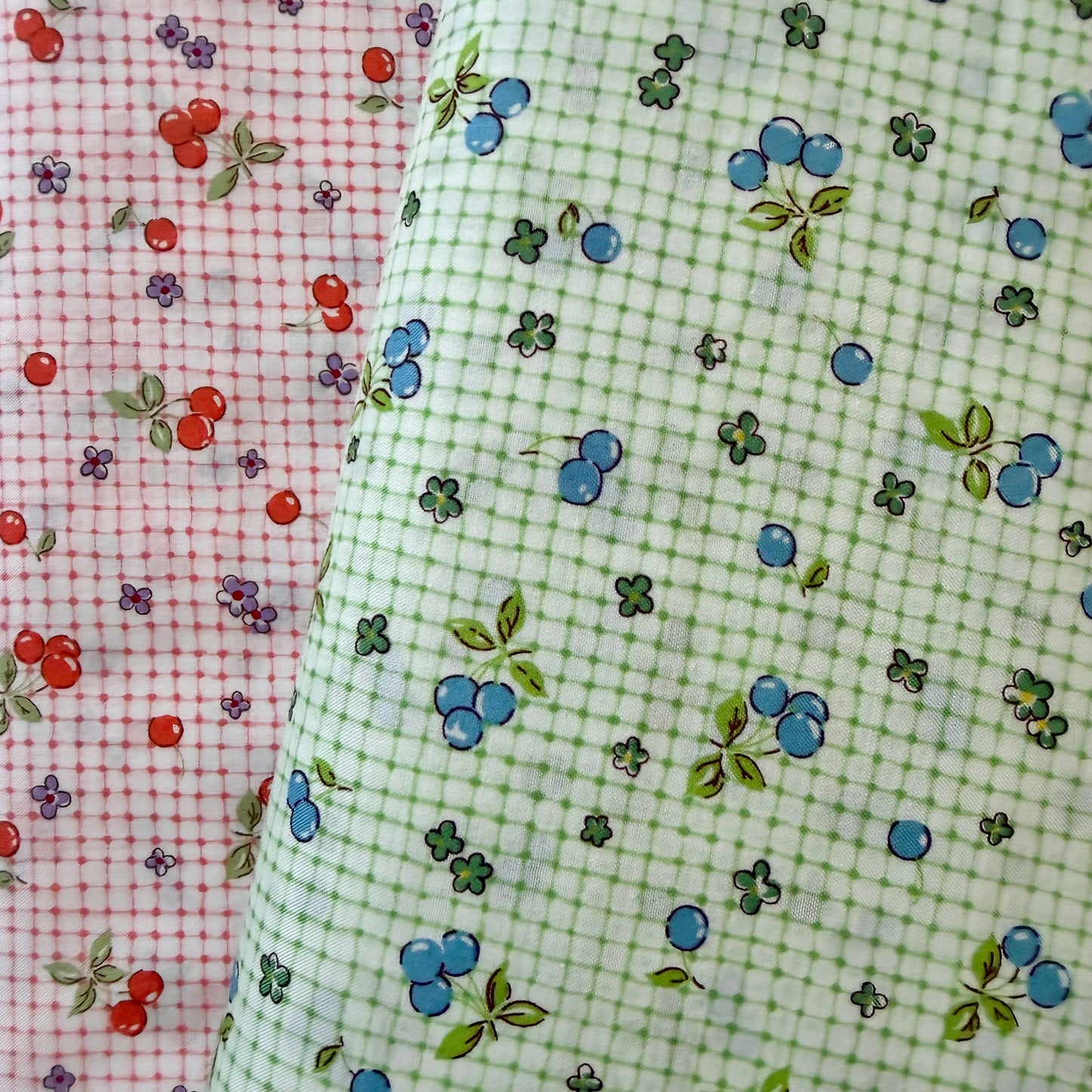 Cherries on Orange Check