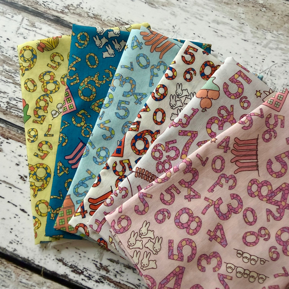 Liberty Tana Lawn Japan - Miffy Counting Bundle