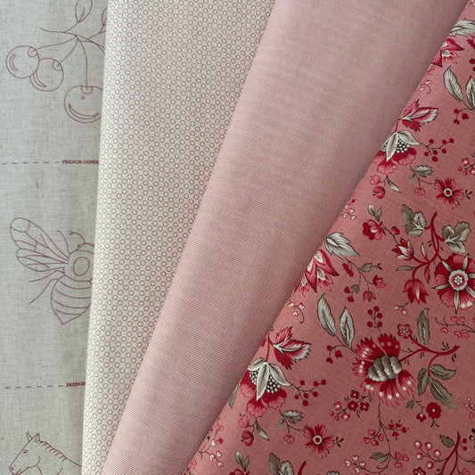 French General - Joie De Vivre Clay - Rural Jardin Florals in Pink