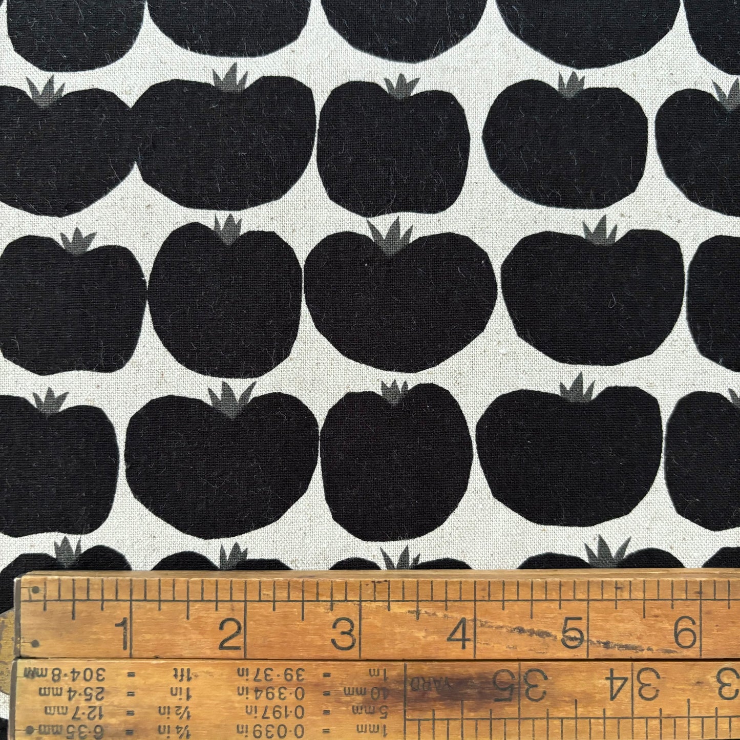 Black Tomato Linen Printed Canvas