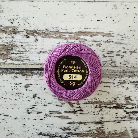 Wonderfil Perle 8 Thread - 514 Fragrant Lilac
