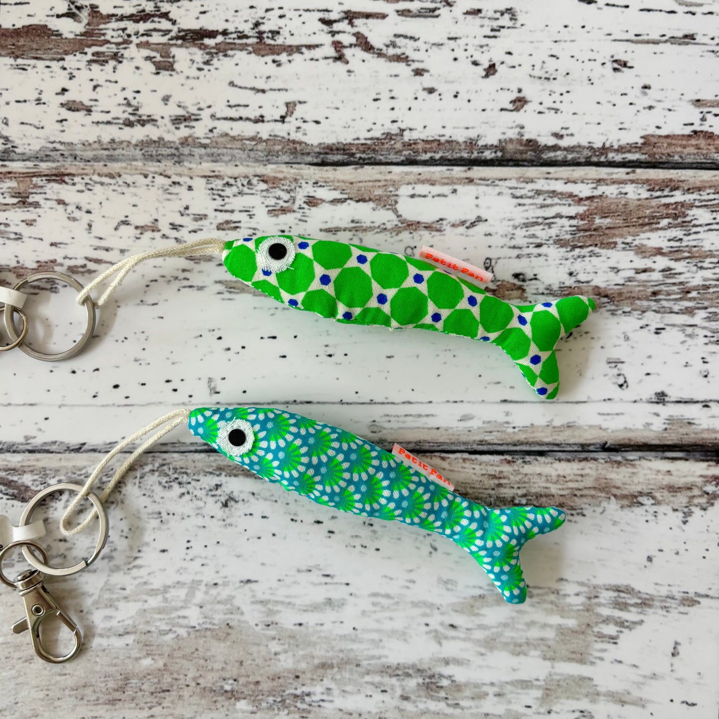 Wasabi Sardine Bag Charm from Petit Pan
