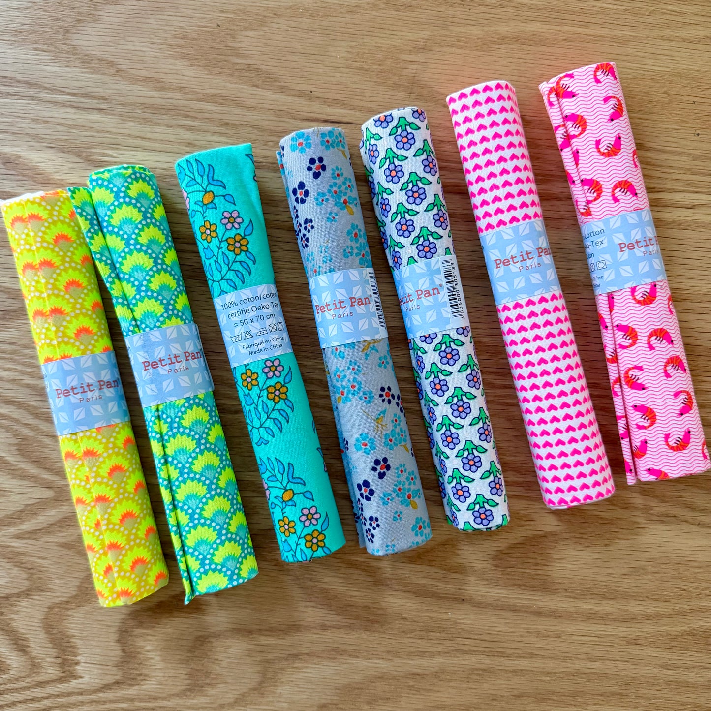 Petit Pan Hanako Gris - Fat Quarter