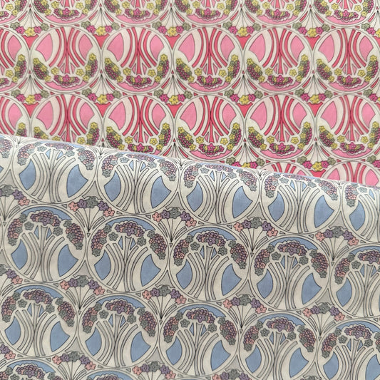 Classic Metallic Mauverina A - Liberty Tana Lawn