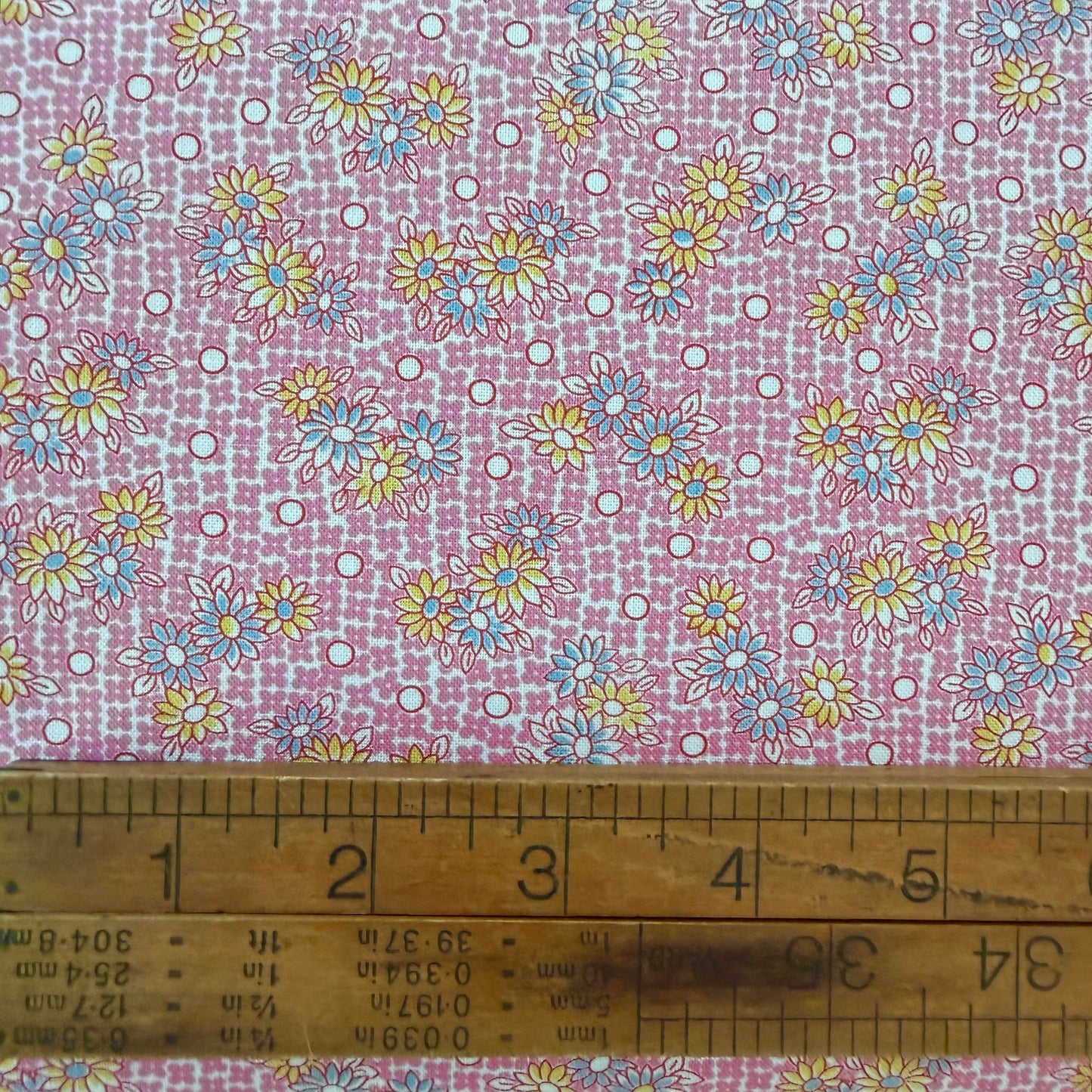 Daisies in Pink - Textile Pantry by Junko Matsuda