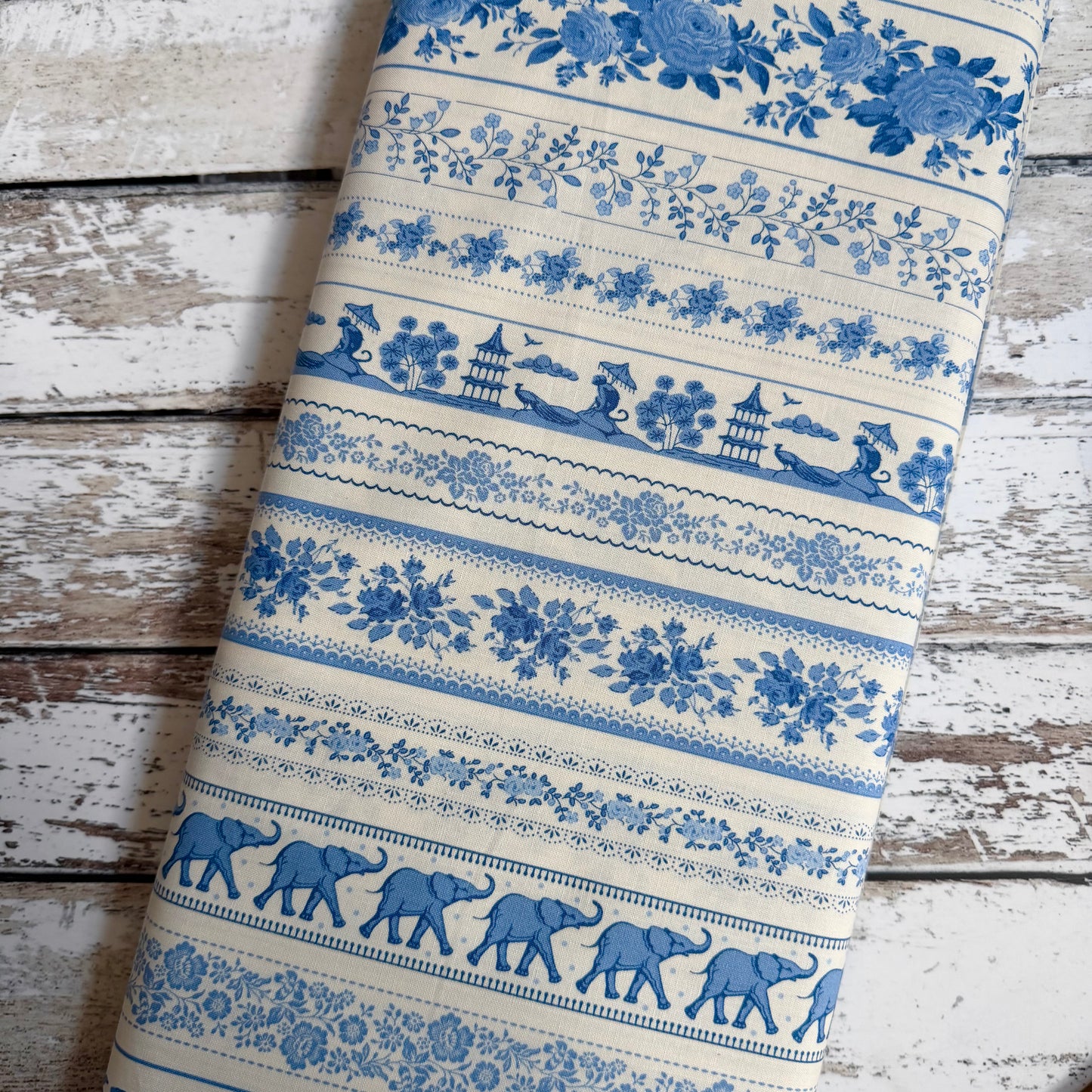 Tilda Co-Ordinate - Borders Blue