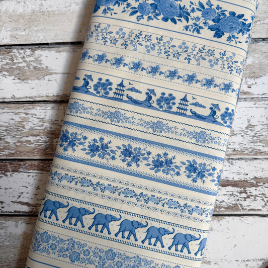 Tilda Co-Ordinate - Borders Blue