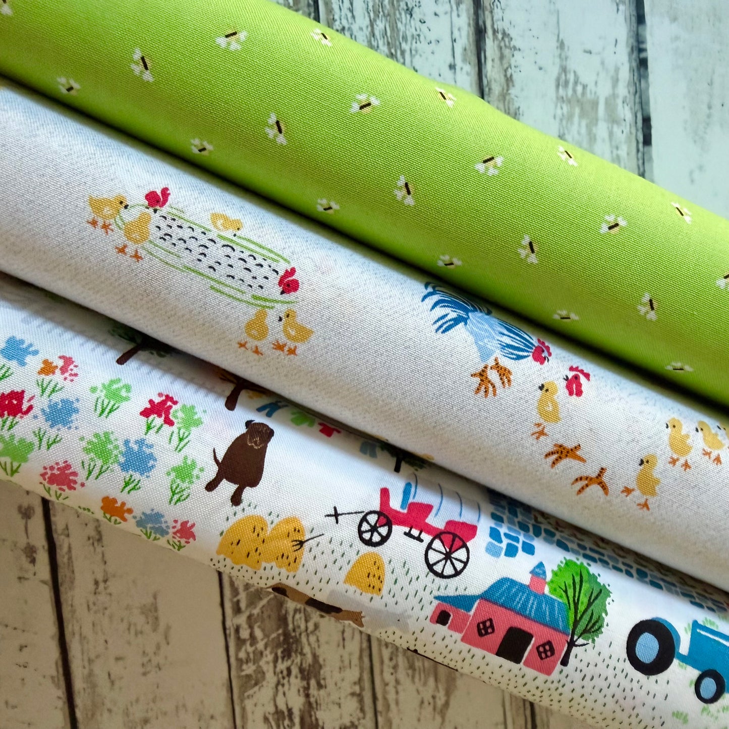 Little Chicks in a Row in Puffy Cloud - Our Simple Life