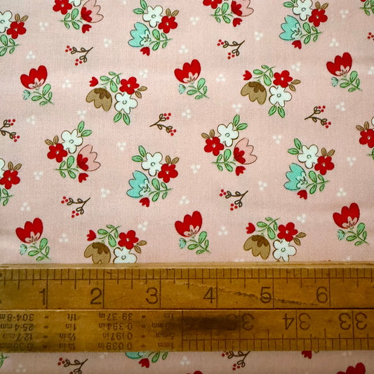 Whimsical Woodland - Floral in Pink - Riley Blake