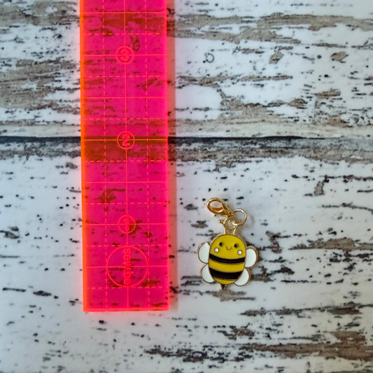 Bee Zipper Charm