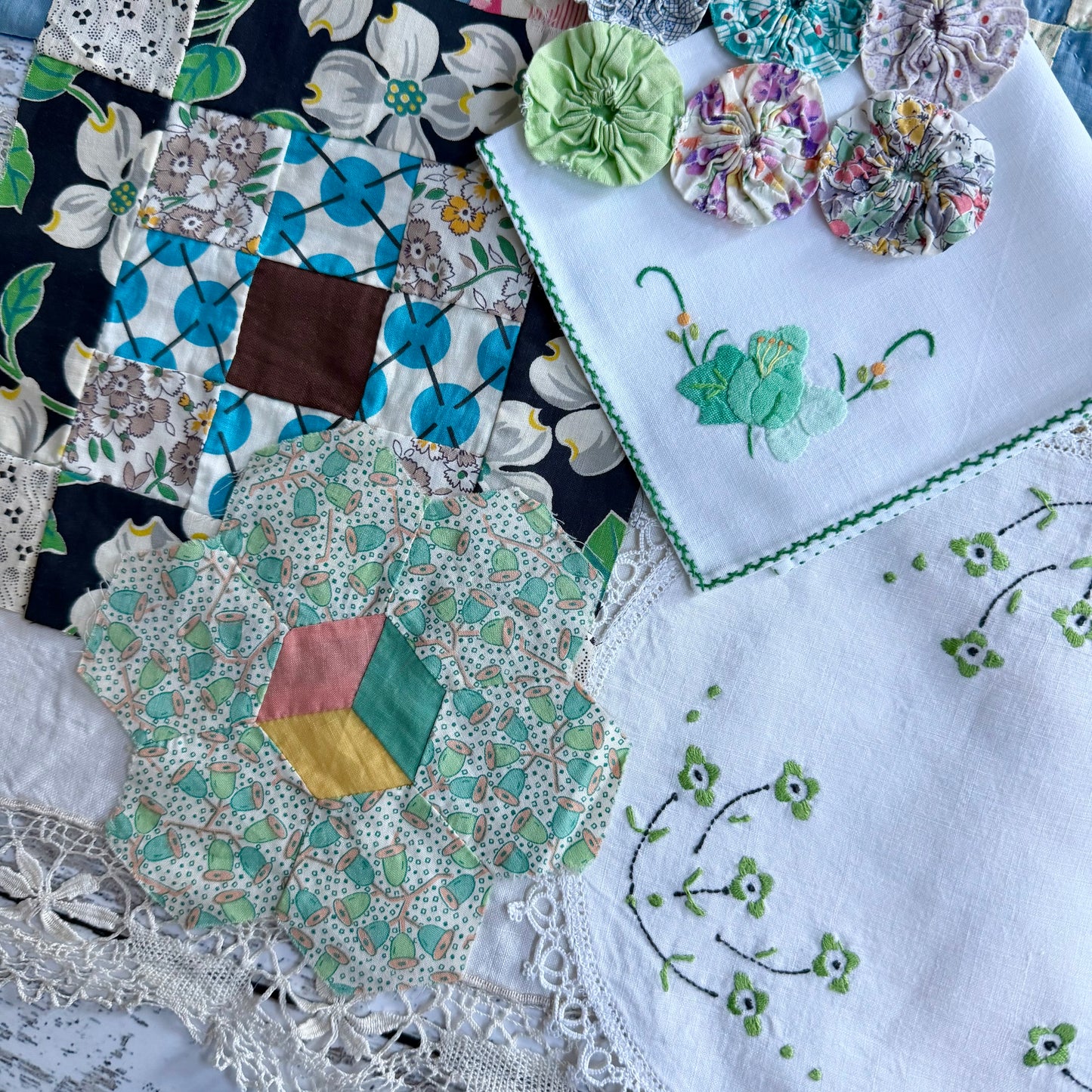 Vintage Textile Bundle (C)