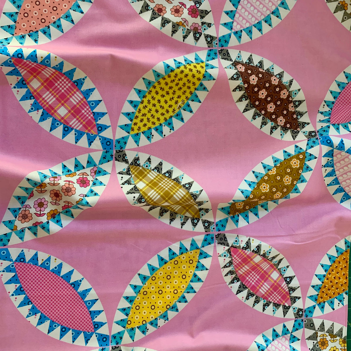 Made Easy - Tabaco Leaf Cheater in Light Pink - Denyse Schmidt