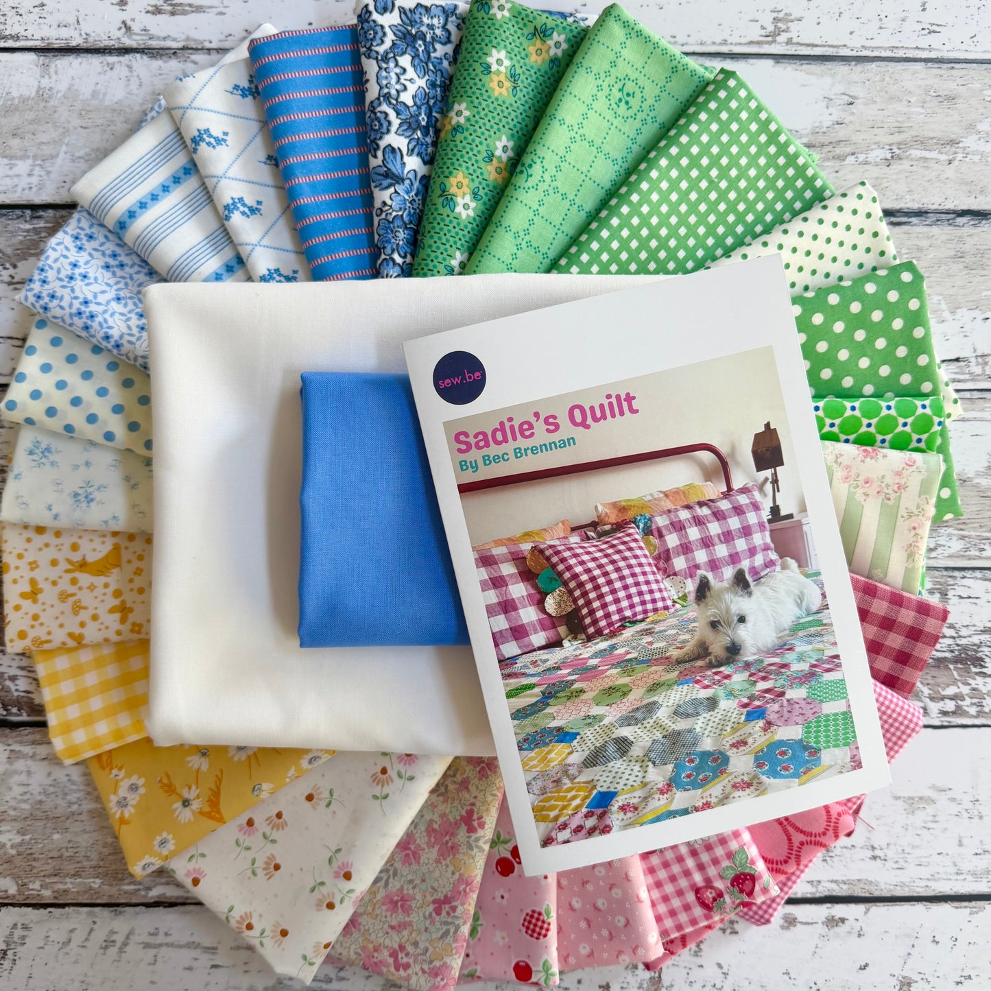 Sadie’s Quilt Complete Fabric Bundle - Bec’s Version (with Petit Pan)
