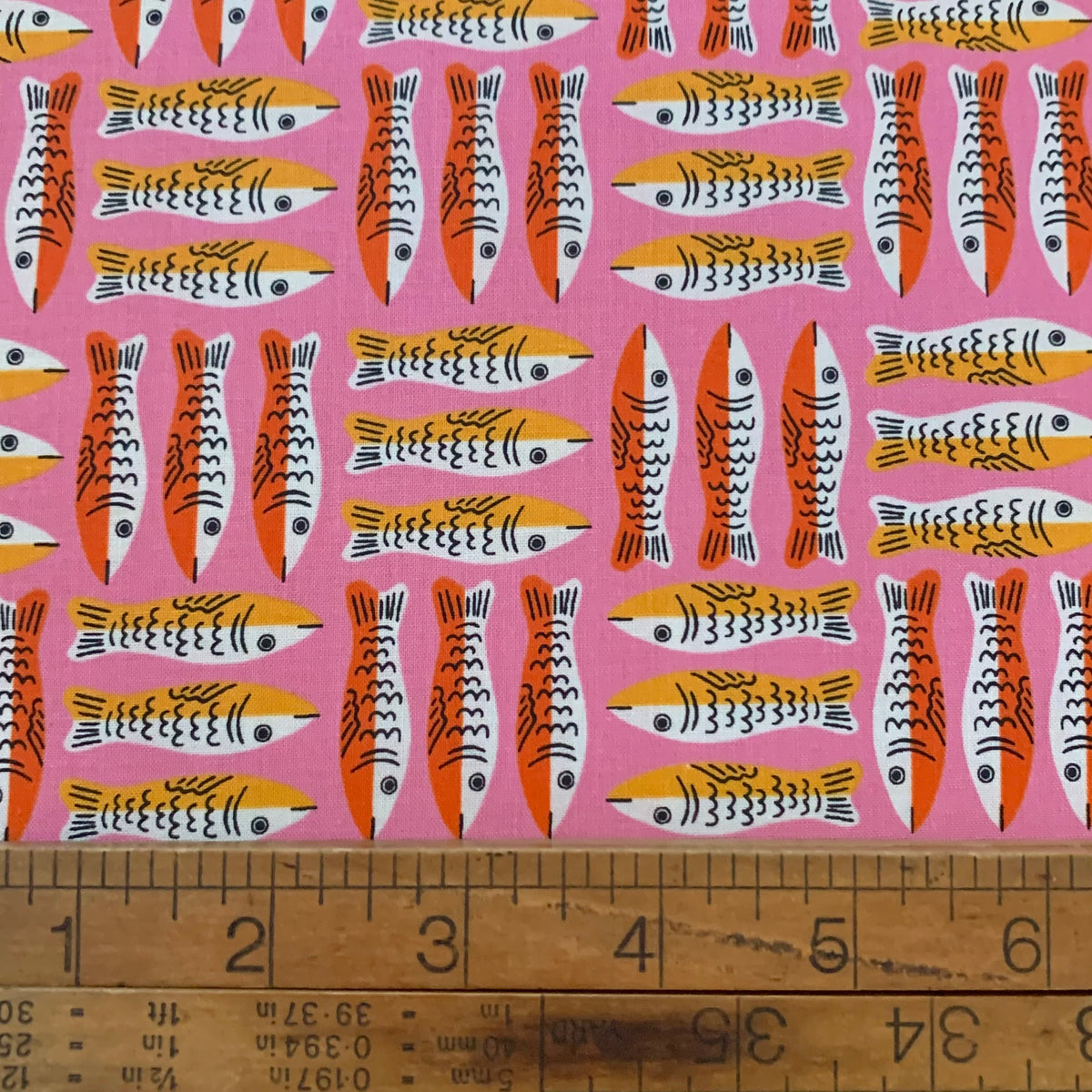 1-800 Calico - Ruby Star Society - Little Sardines in Lucky Pink