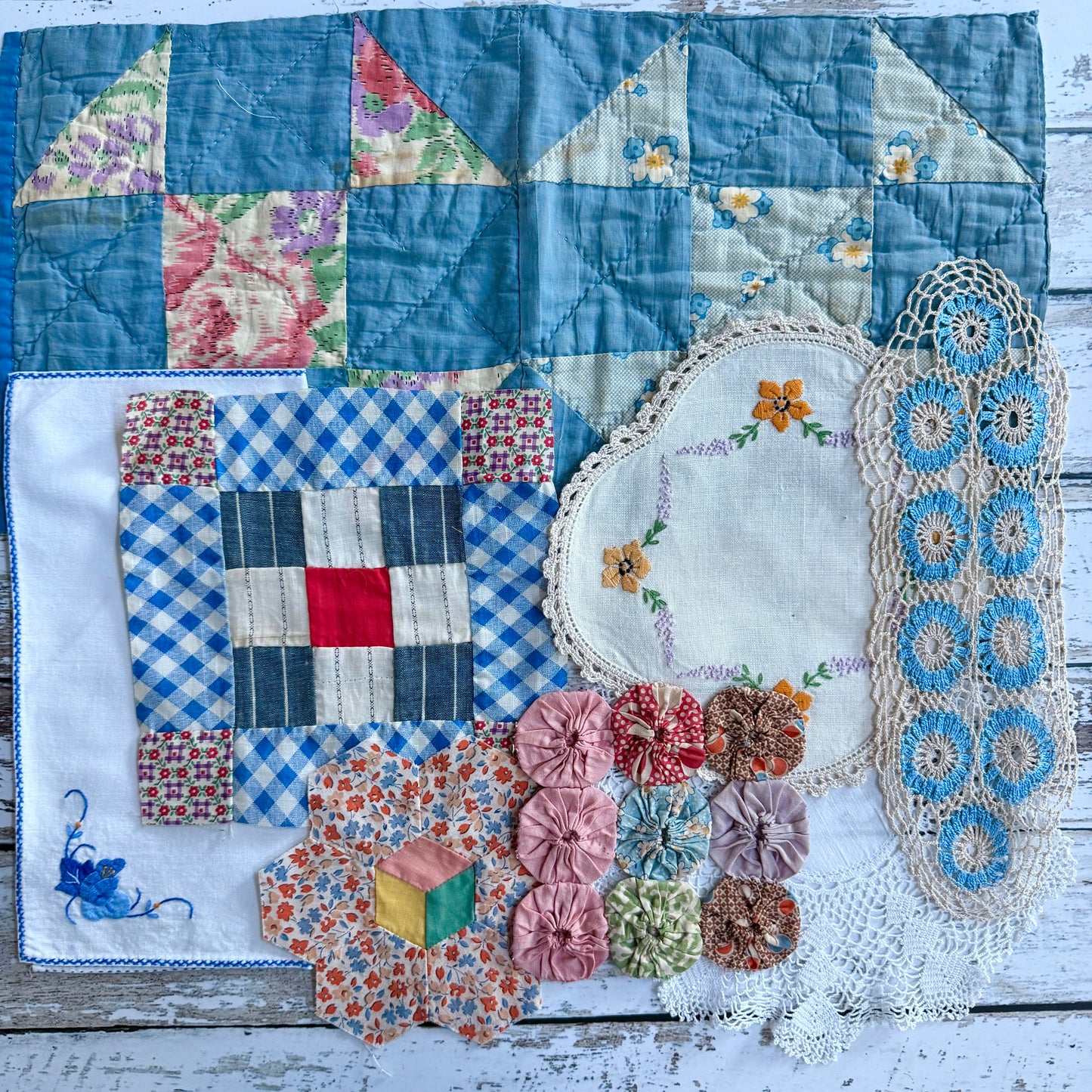 Vintage Textile Bundle (D)