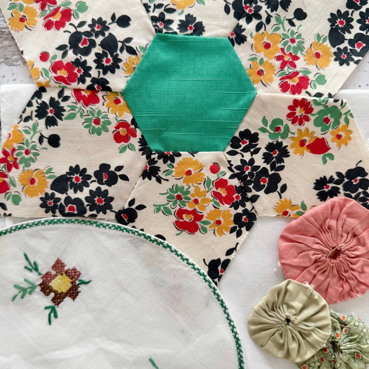 Vintage Bundle for Textile Collage (D)