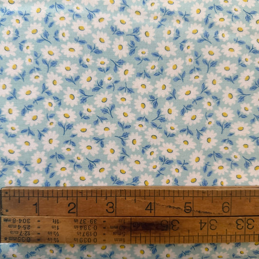 Sugar Daisy in Sky - Bluebells & Buttercups by Poppie Cotton