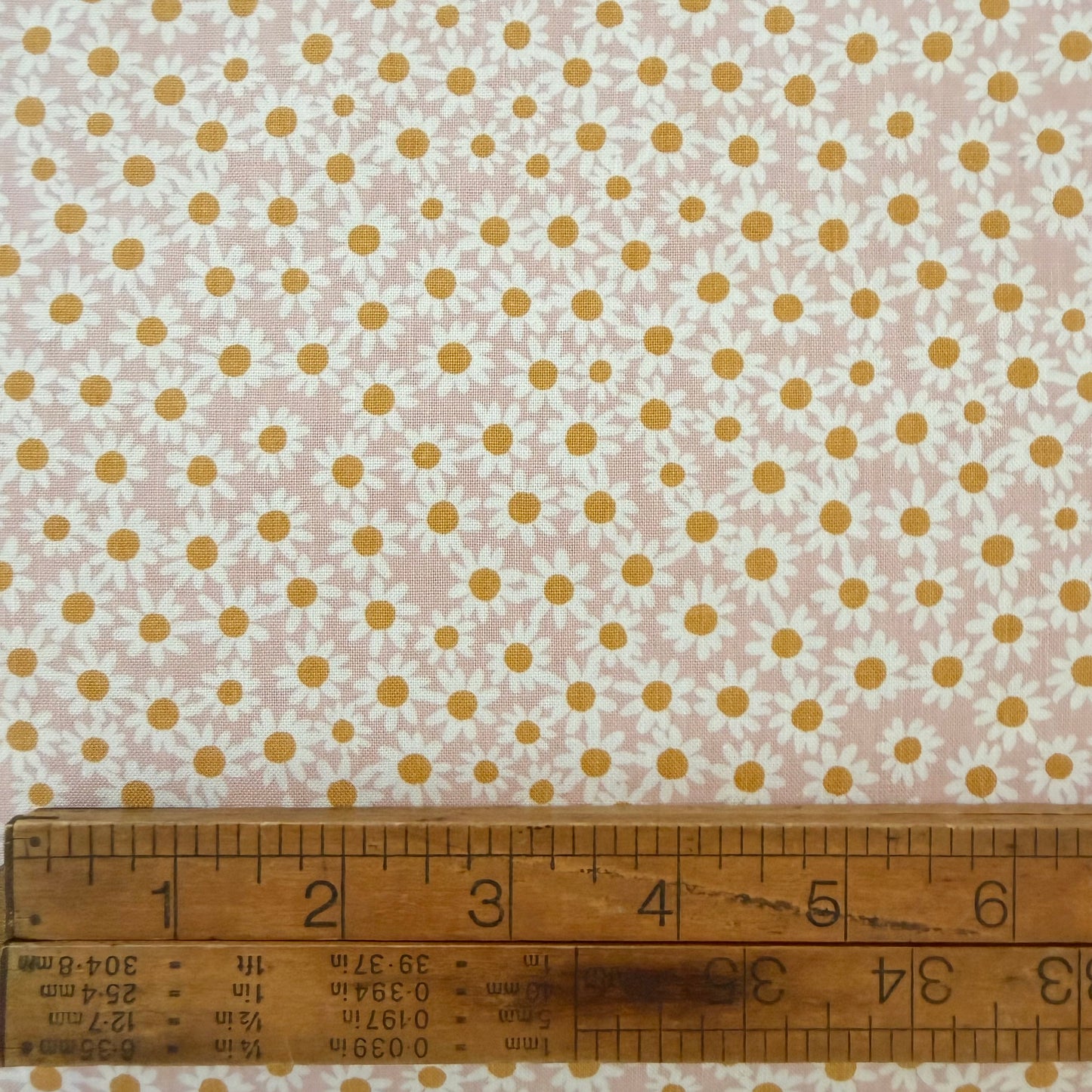 Daisies in Blush - Floral Charms from Riley Blake