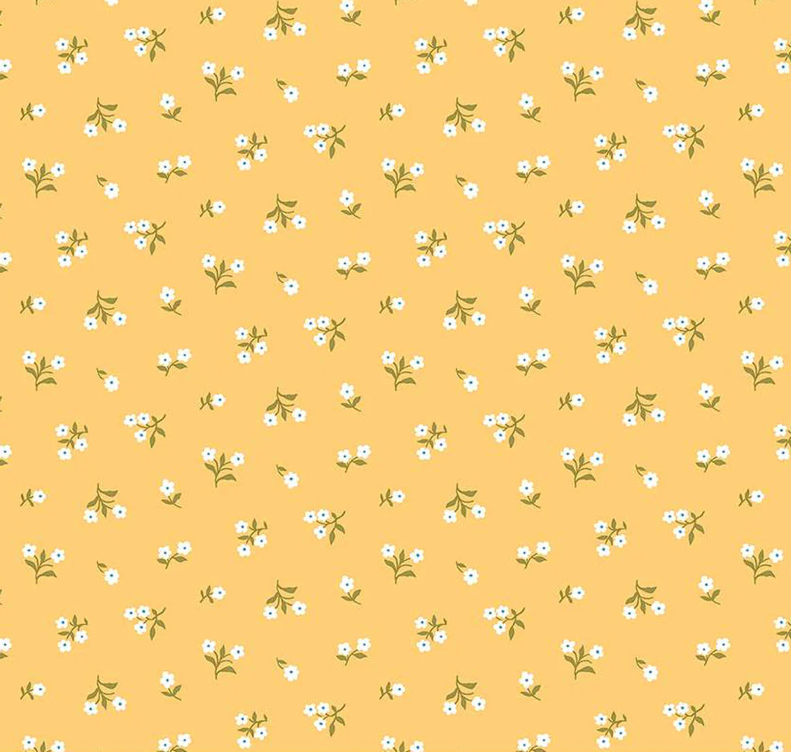 Liberty Quilting Cotton - London Parks Collection - Primrose Hill - Yellow Subset